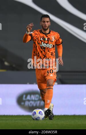 Rodrigo Bentancur Colman (Juventus) lors du match italien 'erie A' entre pezia 1-4 Juventus au stade Dino Mannuzzi le 1er novembre 2020 à Cesena, en Italie. Credit: Maurizio Borsari/AFLO/Alay Live News Banque D'Images