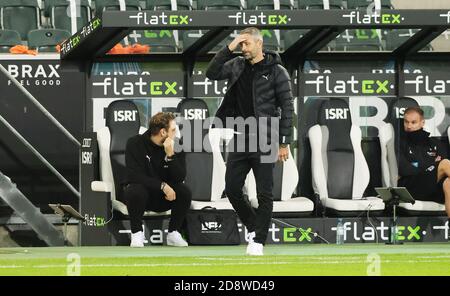 Entraîneur Marco Rose de Monchengladbach pendant le championnat allemand Bundesliga Match de football entre Borussia Monchengladbach et Red Bull Leipzig o C Banque D'Images