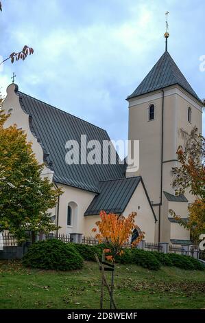 Polkowice, Pologne 26 octobre 2020.Polkowice, Pologne 26 octobre 2020 l'Église catholique romaine de Saint-Michel l'Archange première mention du ch Banque D'Images