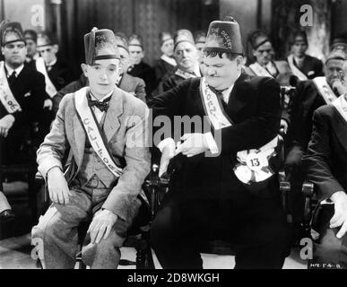 STAN LAUREL et OLIVER HARDY dans FILS DU DÉSERT 1933 réalisateur WILLIAM A. SEITER histoire Frank Craven Hal Roach Studios / Metro Goldwyn Mayer Banque D'Images