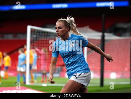 Stade Wembley, Londres, Royaume-Uni. 1er novembre 2020. Football final de la coupe FA pour Femme, Everton Womens contre Manchester City Womens ; Alex Greenwood de Manchester City Women Credit: Action plus Sports/Alamy Live News Banque D'Images