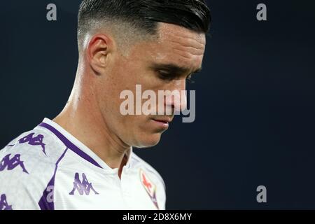 Rome, Italie. 01er novembre 2020. Un portrait de José Maria Callejon (Fiorentina) pendant le match Serie A Tim entre AS Roma et ACF Fiorentina au Stadio Olimpico le 1er novembre 2020 à Rome, Italie. (Photo de Giuseppe Fama/Pacific Press) crédit: Pacific Press Media production Corp./Alay Live News Banque D'Images