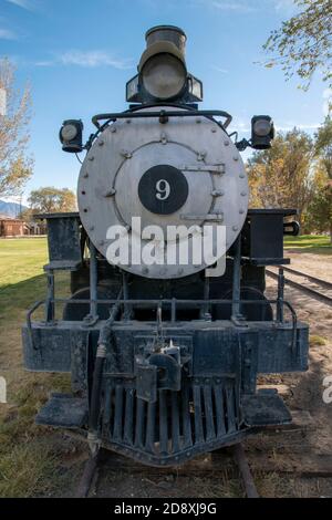 Le musée du chemin de fer de lois présente une grande collection d'objets miniers et ferroviaires provenant des comtés d'Inyo et de Mono dans la Sierra orientale de la Californie. Banque D'Images