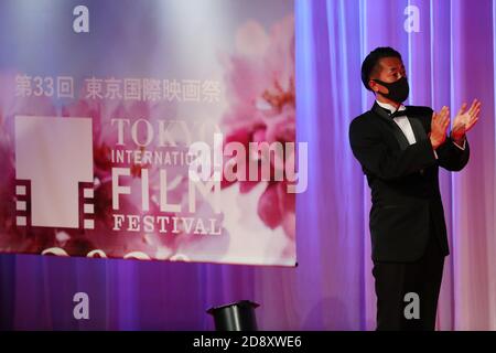 31 octobre 2020. 31 octobre 2020. Le 33ème Festival international du film de Tokyo, 31 octobre 2020 - le 33ème Festival international du film de Tokyo. Cérémonie d'ouverture à Roppongi Hills à Tokyo, Japon, le 31 octobre 2020. Crédit : 2020 TIFF/AFLO/Alay Live News Banque D'Images