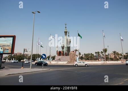 L'art dans la ville de Djeddah, Arabie Saoudite Banque D'Images