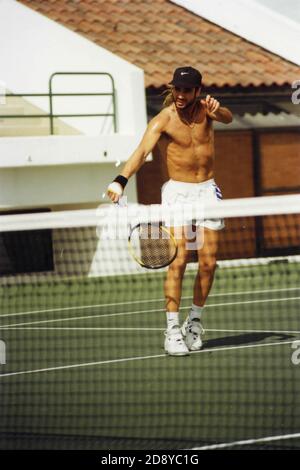 Joueur américain de tennis André Agassi, 1994 Banque D'Images