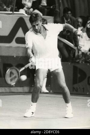 Joueur suédois de tennis Bjorn Borg, années 1970 Banque D'Images