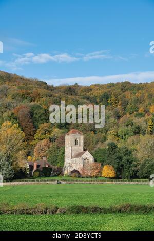 Petit Prieuré de Malvern en automne. Little Malvern, Worcestershire, Angleterre Banque D'Images