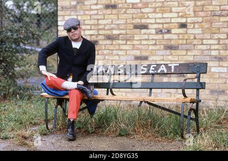 Ian Dury à Londres 1980 Banque D'Images