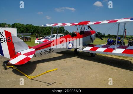 De Havilland DH82 Tiger Moth Banque D'Images