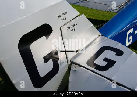 De Havilland DH 60 Cirrus Moth, G-EBLV, Shuttleworth Collection, Biggleswade, Banque D'Images