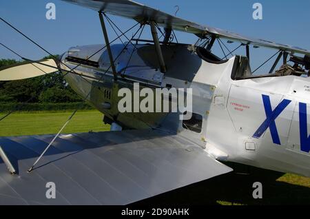 Hawker Hind K5414, G-ANEP, Shuttleworth Collection, Old Warden, Biggleswade, Bedfordshire, Banque D'Images