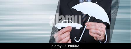 Symbole de couverture automatique par un agent général Banque D'Images