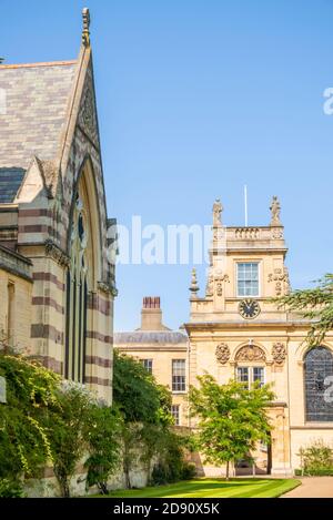 Oxford University Oxford Balliol College chapelle Oxford Broad Street Oxford Oxfordshire Angleterre GB Europe Banque D'Images