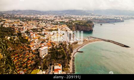 La belle ville de Sorento Italie Banque D'Images