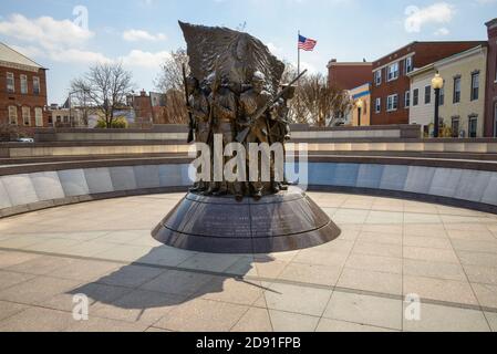 African American Civil War Memorial Banque D'Images