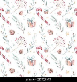 Motif fleuri façon aquarelle. Grand ensemble d'éléments floraux aquarelle. Peut être utilisé pour les cartes, les invitations, les cartes de date et bien d'autres. Banque D'Images