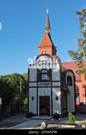 Musée Maison des Anges, Zelenogradsk (nom allemand Crantz), oblast de Kaliningrad, Russie Banque D'Images