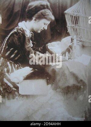 Julia Margaret Cameron AliceLiddell. Banque D'Images