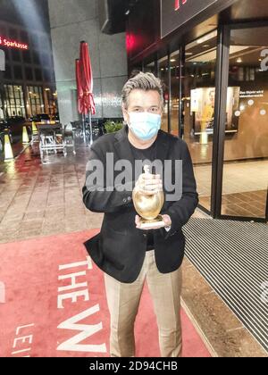 Thomas Anders BEI der Ankunft zur 26. Verleihung der Goldenen Henne 2020 in der Media City. Leipzig, 30.10.2020 Banque D'Images