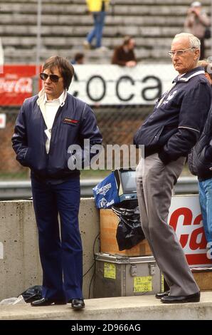 1982 Belgique Grand Prix Practice à Zolder Banque D'Images