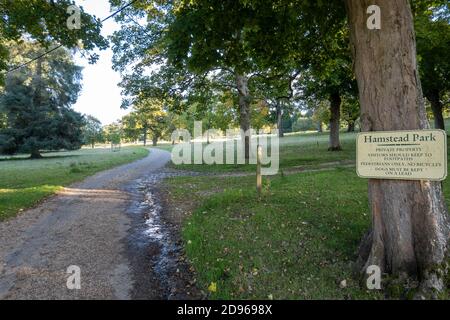 Hamstead Park, Hamstead Marshall, Newbury, Berkshire Banque D'Images