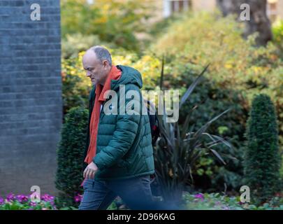 Londres, Royaume-Uni. 03ème novembre 2020. Dominic Cummings arrive au 10 Downing Street Londres. Crédit : Ian Davidson/Alay Live News Banque D'Images