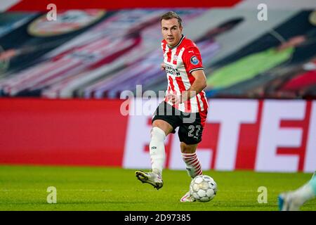 Mario Gotze de PSV Eindhoven pendant le championnat néerlandais Eredivisie football match entre PSV et ADO Den Haag le 01 novembre 2020 au stade Philips à Eindhoven, pays-Bas - photo Jeroen Meuwsen / Orange Pictures / DPPI / LM Banque D'Images