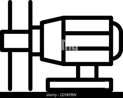 Icône du distributeur. Icône vectorielle de la valve de contrôle pour la conception de la bande isolée sur fond blanc Illustration de Vecteur