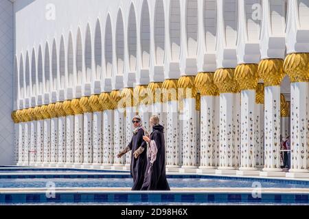 Grande Mosquée de Sheikh Zayed, Abu Dhabi Banque D'Images