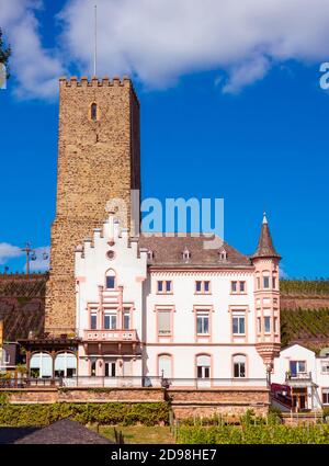 Château de Boosenburg, Ruedesheim am Rhein, Vallée du Rhin moyen, site classé au patrimoine mondial de l'UNESCO, Rhénanie-Palatinat, Allemagne, Europe Banque D'Images