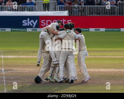 L'Australie remporte le Old Trafford Ashes Test Banque D'Images