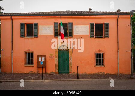 Italie Emilia Romagna San Mauro Pascoli - Maison de la Poète italien Giovanni Pascoli Banque D'Images
