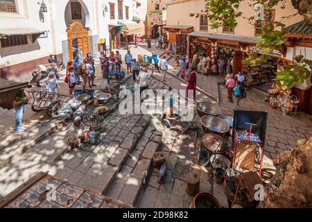 Place Seffarine fes maroc Banque D'Images