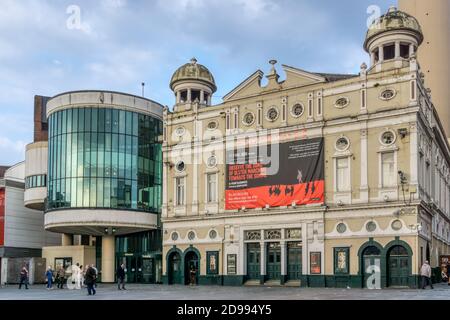 Le théâtre Liverpool Playhouse à Williamson Square, Liverpool. Banque D'Images