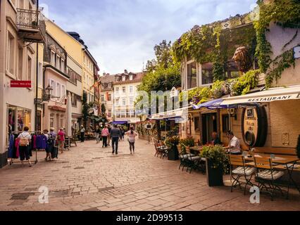 Baden Baden, Allemagne, 08.27.18 les vieilles maisons de la vieille ville Banque D'Images