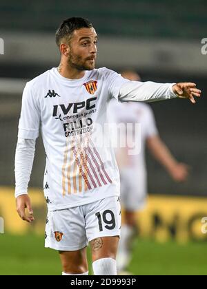 Vérone, Italie. 02 novembre 2020. Roberto Insigne (Benevento) pendant Hellas Verona vs Benevento Calcio, Italie football série A match à Vérone, Italie, novembre 02 2020 crédit: Independent photo Agency/Alay Live News Banque D'Images