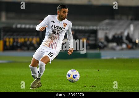 Vérone, Italie. 02 novembre 2020. Roberto Insigne (Benevento) pendant Hellas Verona vs Benevento Calcio, Italie football série A match à Vérone, Italie, novembre 02 2020 crédit: Independent photo Agency/Alay Live News Banque D'Images