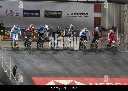 Coupe du monde UCI Supercross, Manchester Banque D'Images