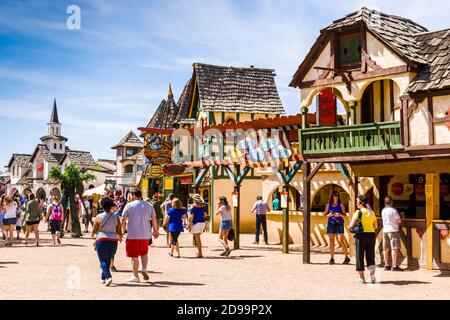 Festival de la Renaissance de l'Arizona et marché artisanal, main Street Banque D'Images