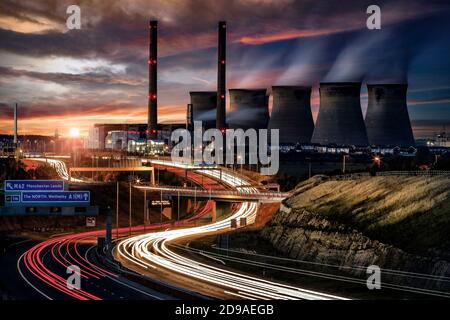 Centrale électrique de Ferrybridge Banque D'Images