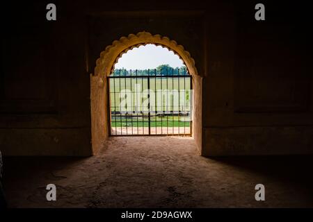 Le ranch ghar sibsagar assam est un bâtiment à deux étages qui servait autrefois de pavillon sportif royal Banque D'Images