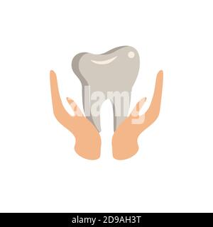 Icône soins dentaires. Élément simple de la collection de dentisterie. Icône Creative Dental Care pour la conception Web, les modèles, les infographies et bien plus encore Illustration de Vecteur