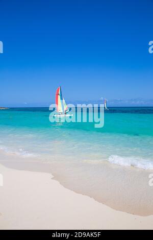 Cuba, Holguín, Playa Esmeralda Banque D'Images