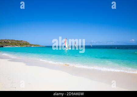 Cuba, Holguín, Playa Esmeralda Banque D'Images