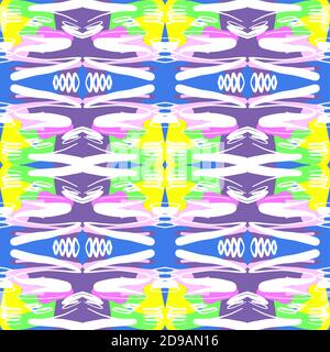 Motif transparent d'arrière-plan abstrait , illustration vectorielle . Dessins à main libre . Illustration de Vecteur