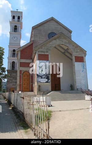 Cathédrale Saint mère Teresa à Pristina, Kosovo Banque D'Images