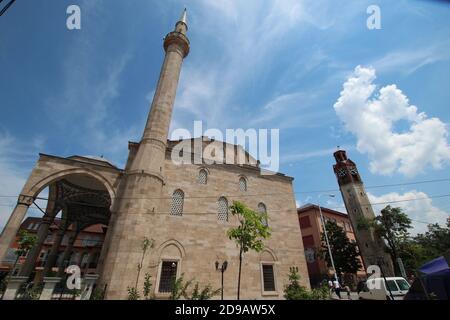 Mosquée Fatih (Xhamia e Mbertit) à Pristina, Kosovo Banque D'Images