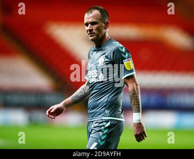 WOOLWICH, Royaume-Uni, NOVEMBRE 03 : Glenn Whelan de Fleetwood Town pendant la Sky Bet League One entre Charlton Athletic et Fleetwood Town à la Banque D'Images