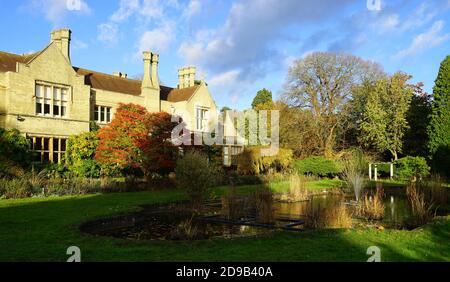 Jardins au Lodge - le siège de la RSPB à Sandy Heath, Bedfordshire Banque D'Images